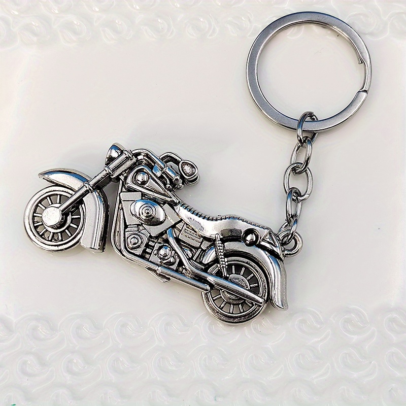 Porte-clés de style de voiture, porte-clés de réglage, pendentif de moto,  porte-clés de disque de frein en alliage d'aluminium