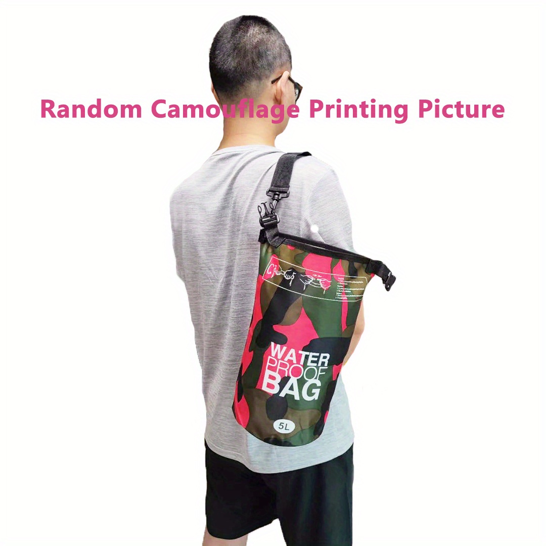 Waterproof Camouflage Dry Bag Outdoor Sports Top Compression - Temu