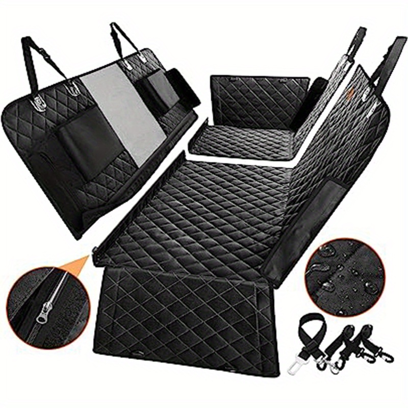 Funda Asiento Coche Perro Asiento Trasero Impermeable - Temu Chile