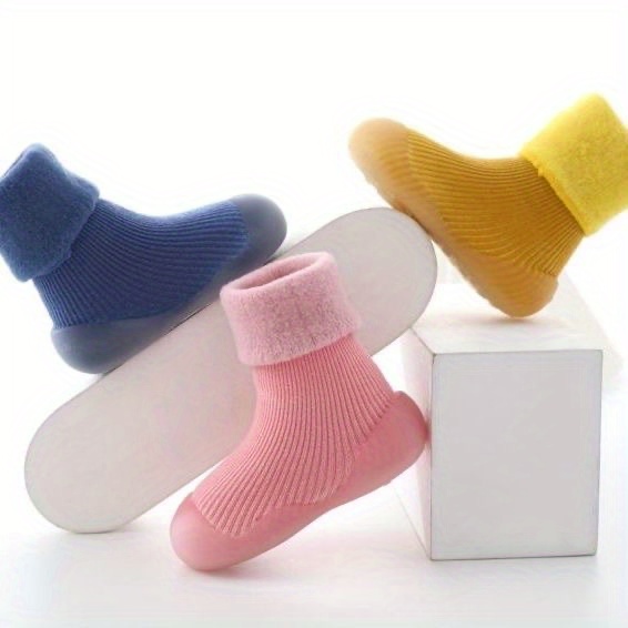 Casual Comfortable Slip On Sock Shoes For Baby Boys, Breathable Non Slip Walking Shoes For Indoor Outdoor, Autumn And Winter