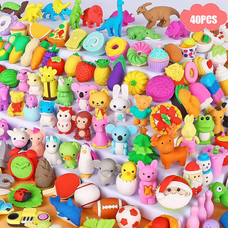 Food Erasers For Desk Pets Puzzle Erasers Take Apart Pencil - Temu