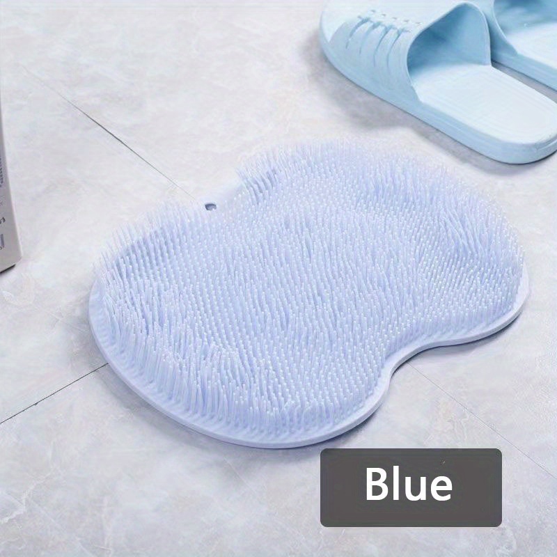 Silicone Rub Back Brush Bathroom Non-slip Wash Foot Pad Massage Shower -  Gadget Through