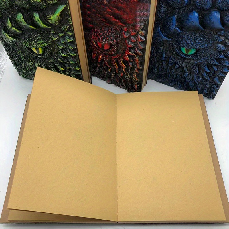 Unleash Your Inner Dragon: 3d Embossed Journal Pen Set - Temu