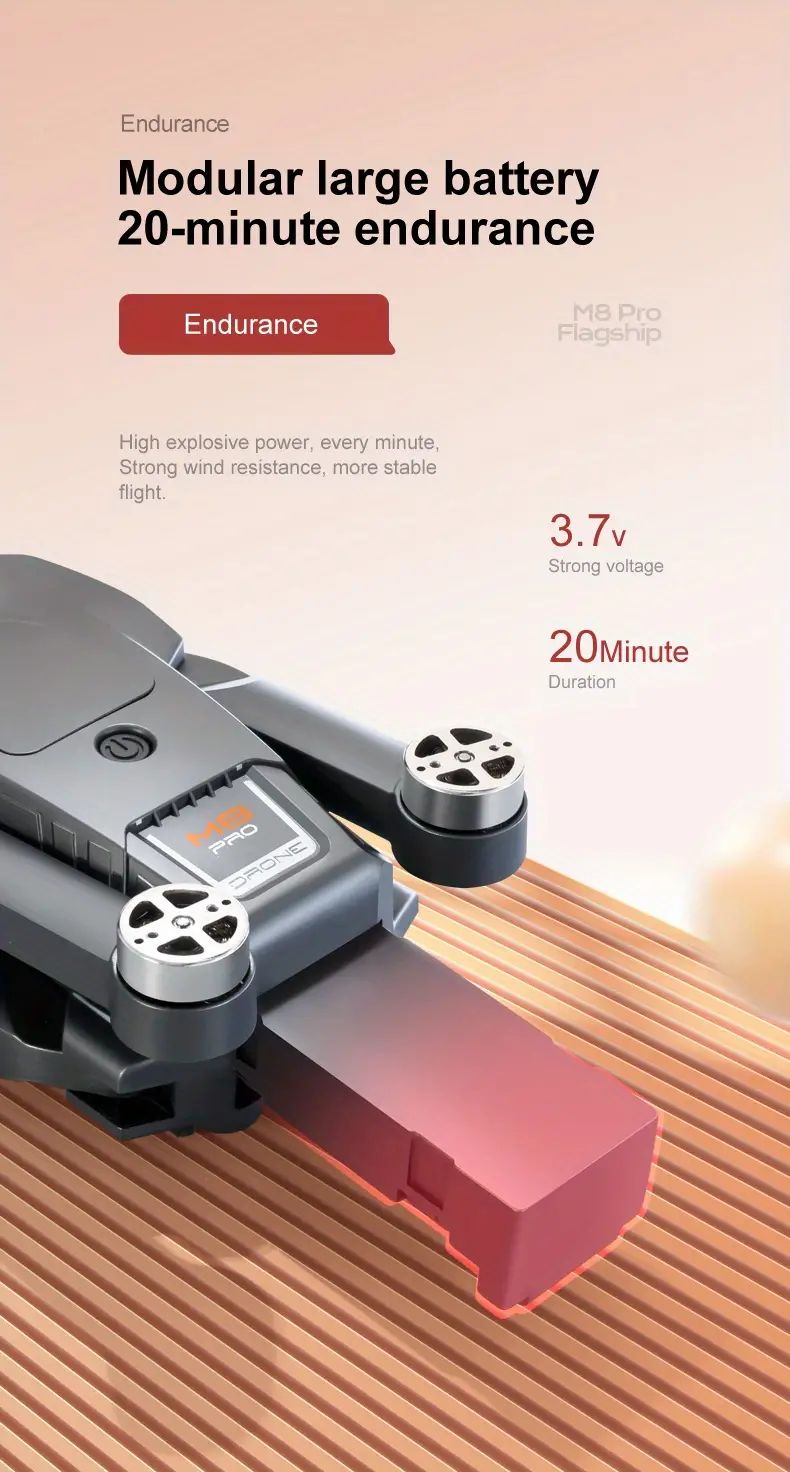 m8 gps positioning drone professional grade brushless motor intelligent obstacle avoidance optical flow positioning esc wifi hd dual camera 18 minutes flight time charging battery details 12