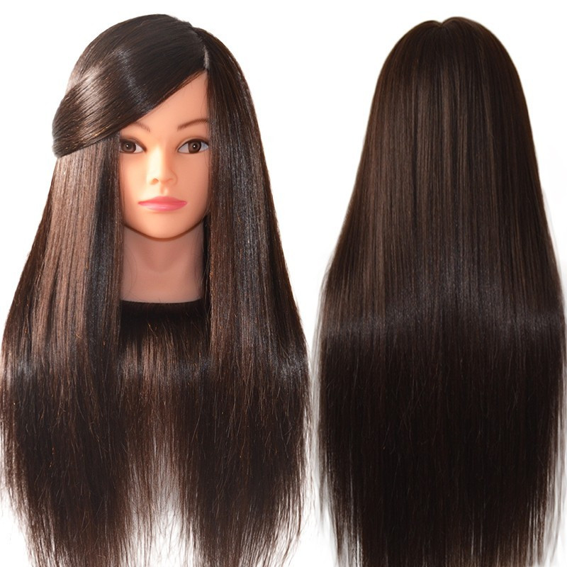 Mannequin Doll Head For Hairstyles 85% Human Hair And - Temu