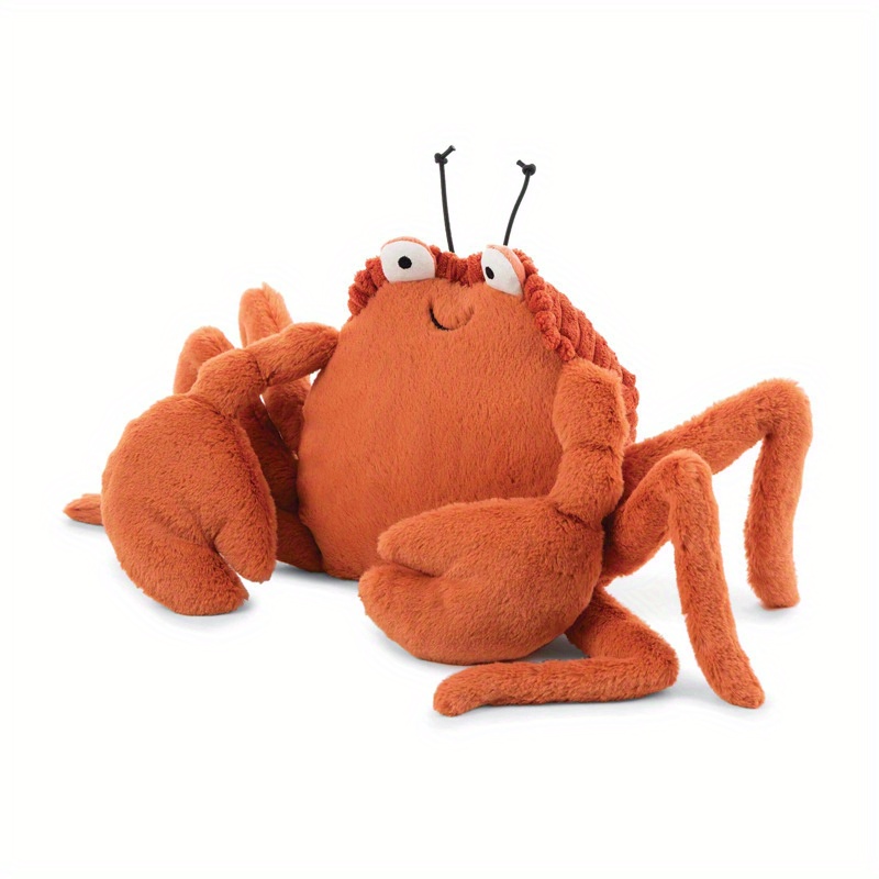 Adorable Peluche En Forme De Homard Pippi Crevette Crabe, Animal En Peluche  Mignon Et Réaliste Super Doux, Cadeaux Animaux Pour Enfants Et Adultes