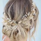 crystal flower headband adjustable hair band for wedding chinon decoration headdress bridal wedding hair accessories jewelry