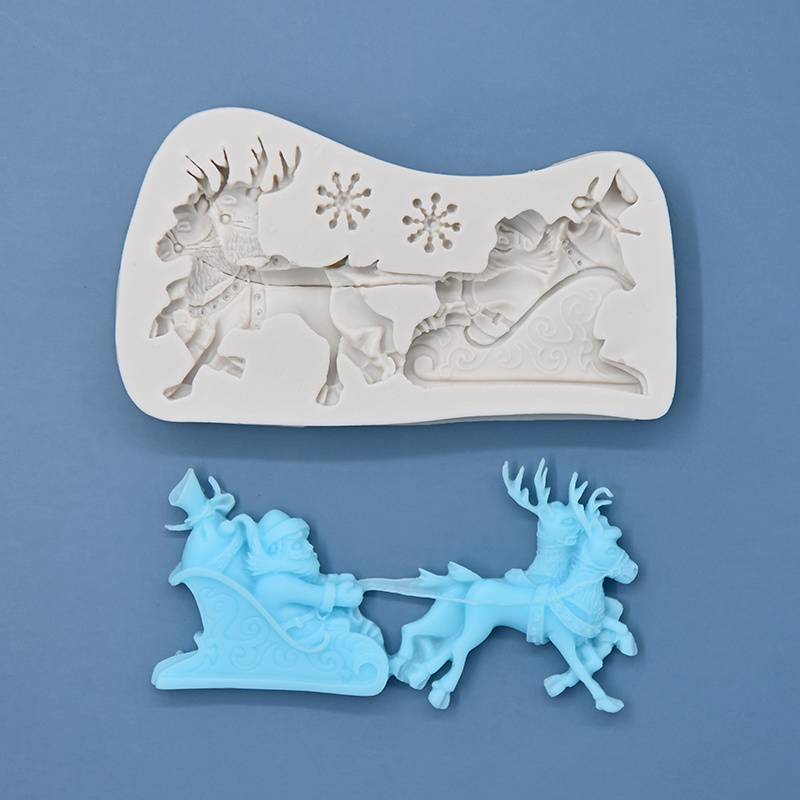 3 Size Elk Silicone Molds-cute Resin Deer Mold-reindeer Candle Mold-plaster Cement Concrete Mold DIY Home Decor-christmas Decoration Mold - UK