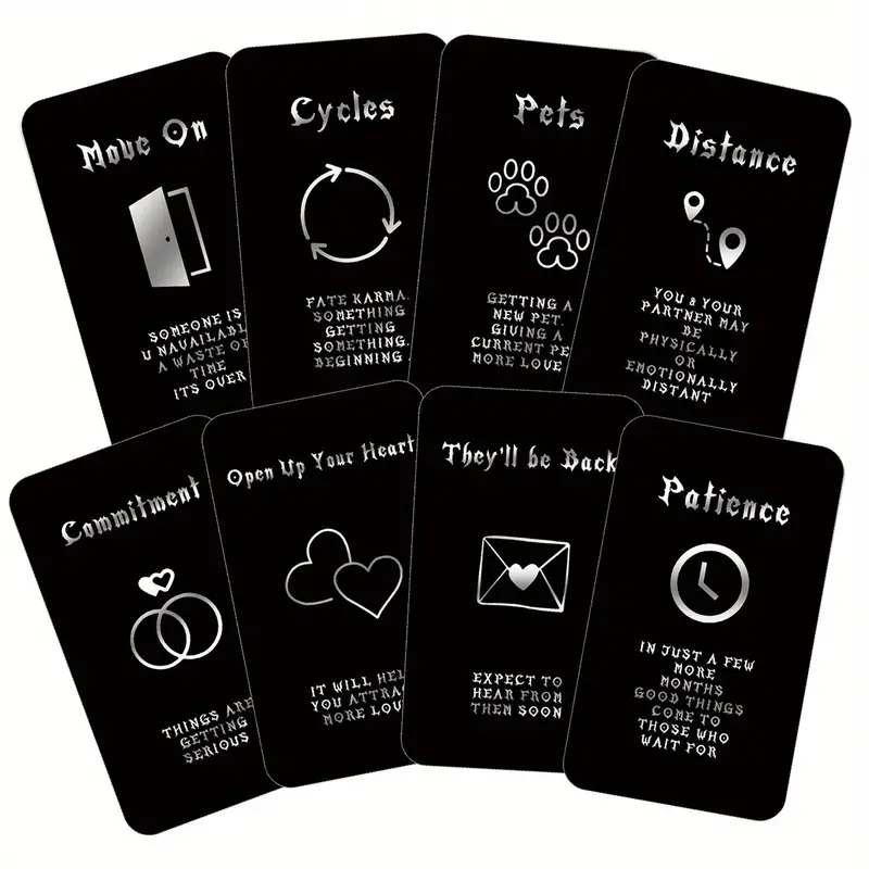 Love Oracle Cards/tarot Cards Beginners Decks Twin Flame - Temu