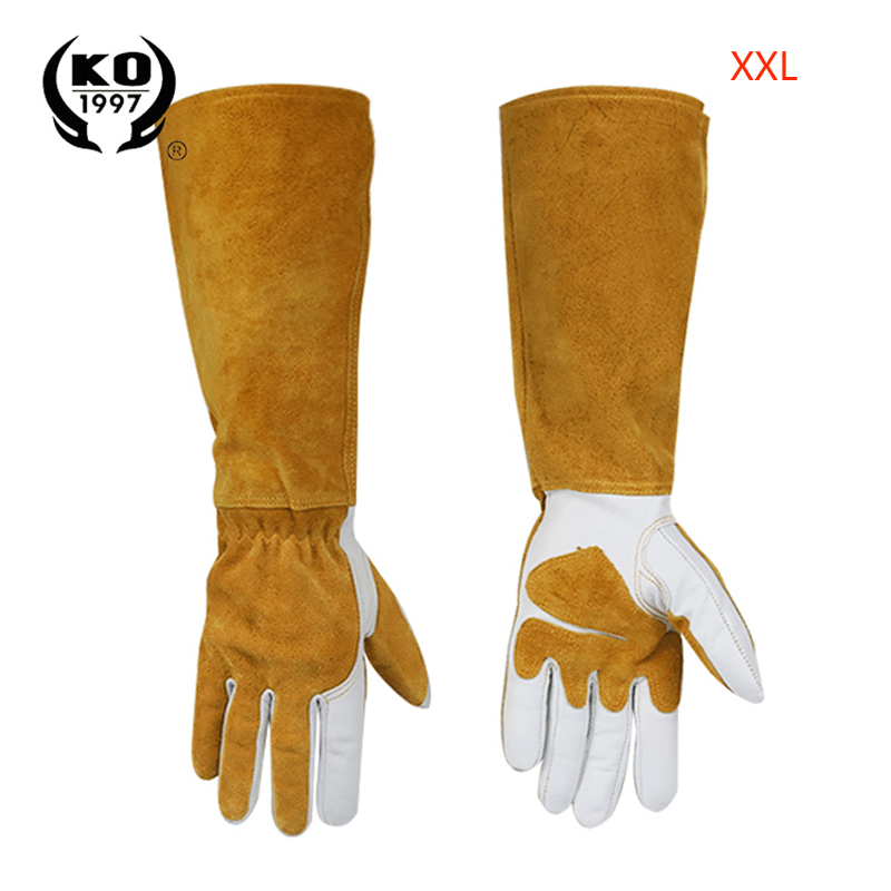 Work Gloves Leather Men Women Large Glove Gardening Tig/Mig Welding  Construction