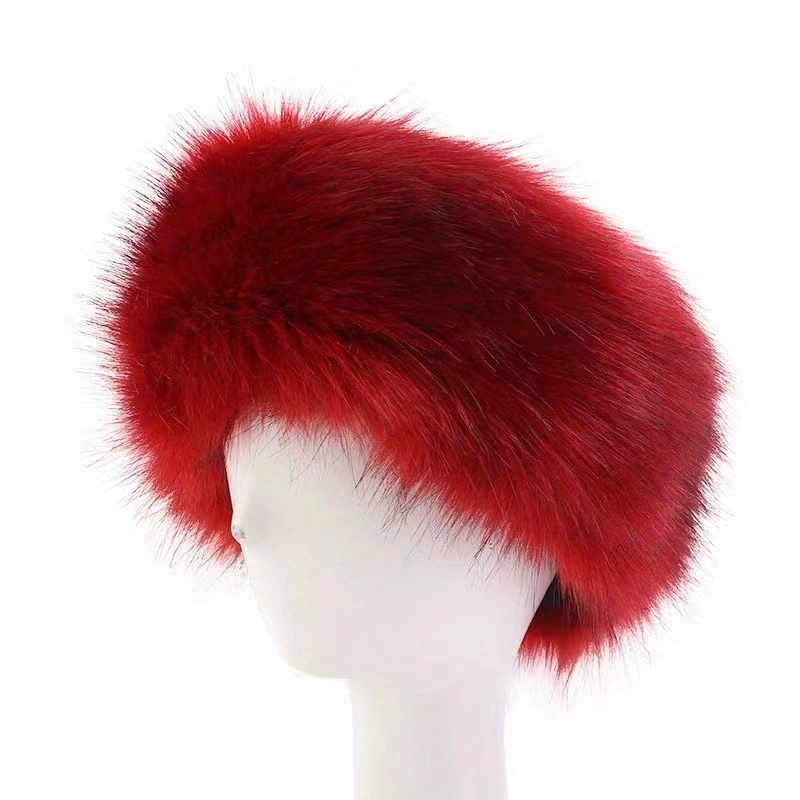 Winter Imitation Fox Fur Headband Accesorios Halloween - Temu