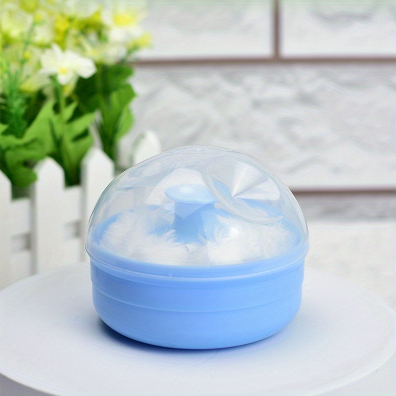 1PC small travel containers powder puff and container baby powder puff