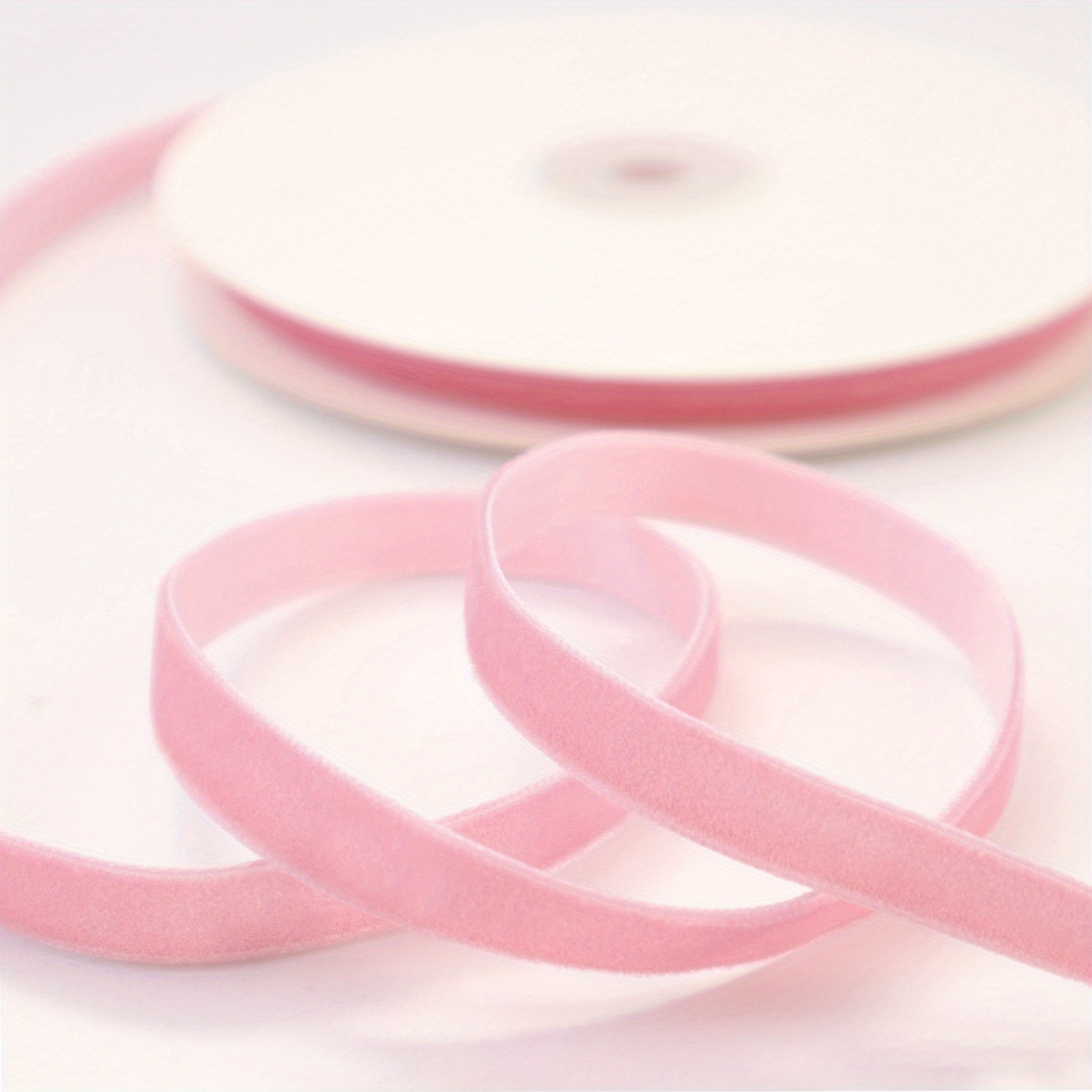 Pink Ribbon Decorations, Hot Pink Velvet Ribbon