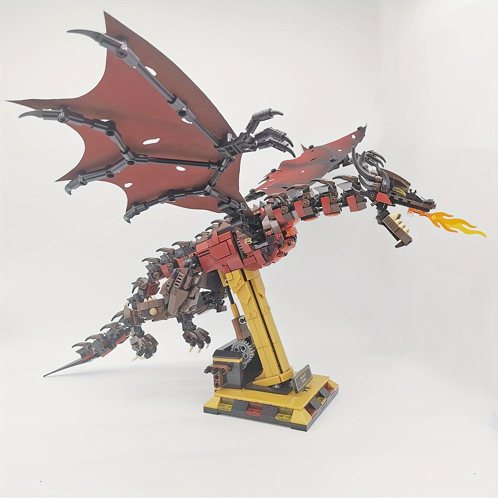 Diy best sale lego dragon