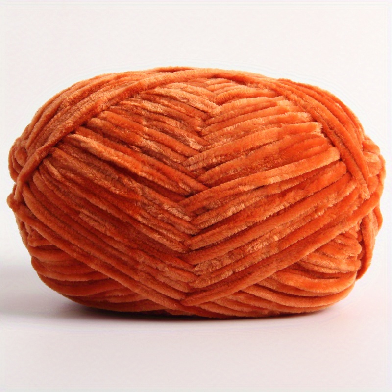 10pcs Velvet Knitting Yarn Crochet Texturized Threads Polyester Blended  Cotton Chenille Yarn Baby Blanket Suggest Needle 4mm-5mm