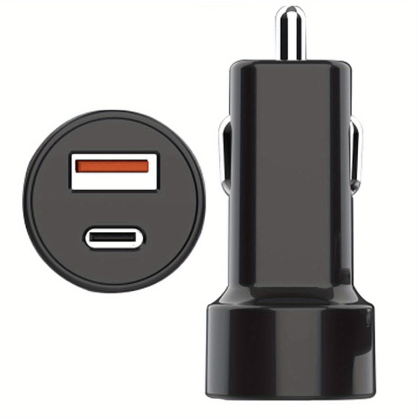 Chargeur de voiture à deux ports USB-A 24 W