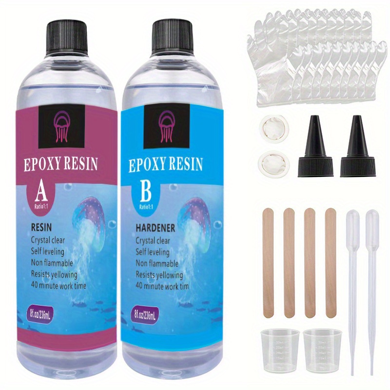 Art 'N Glow Clear Casting and Coating Epoxy Resin Kit - 16oz