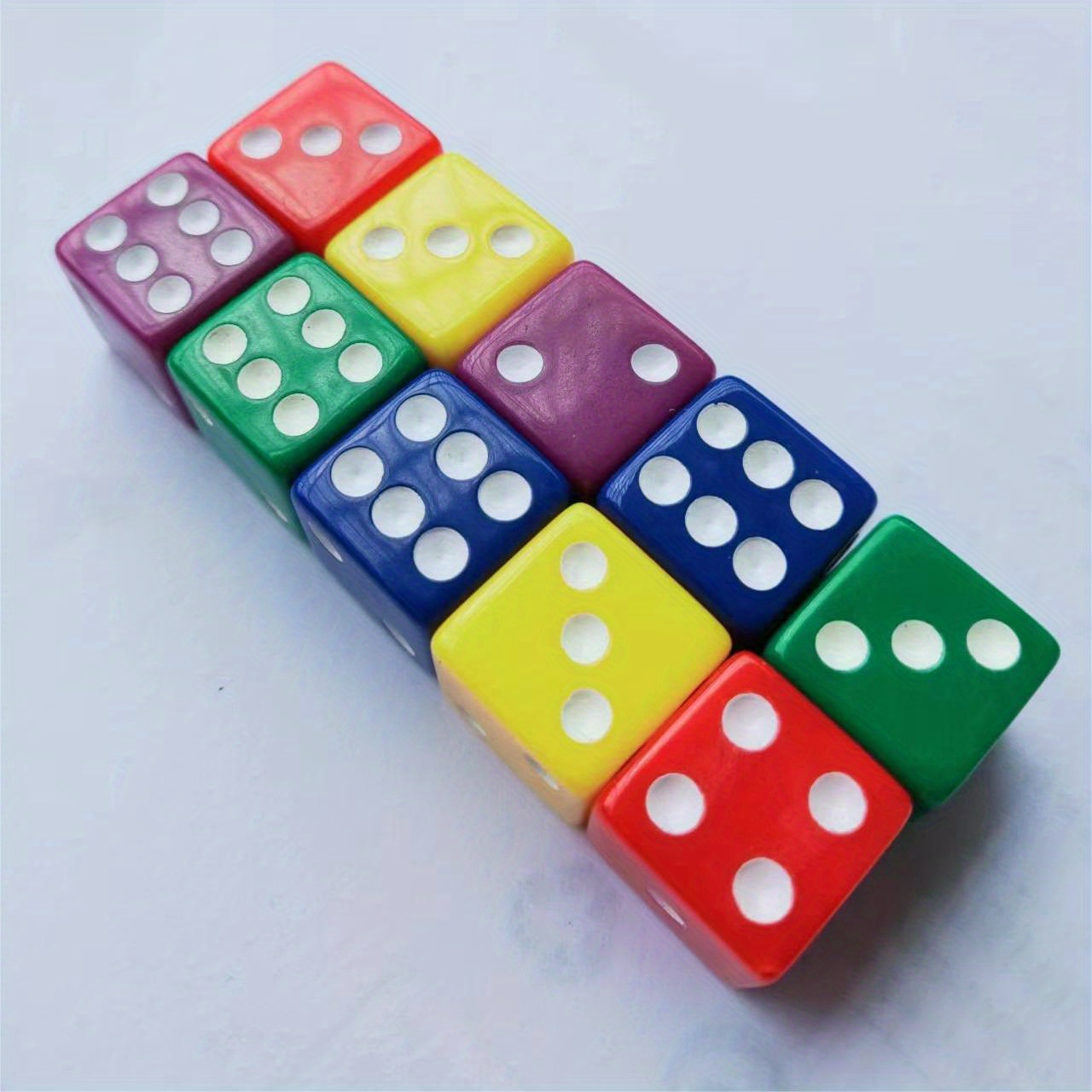 100pcs Interesting Dice Game Big Number Dice Funny Game Dice Party  Accessory 