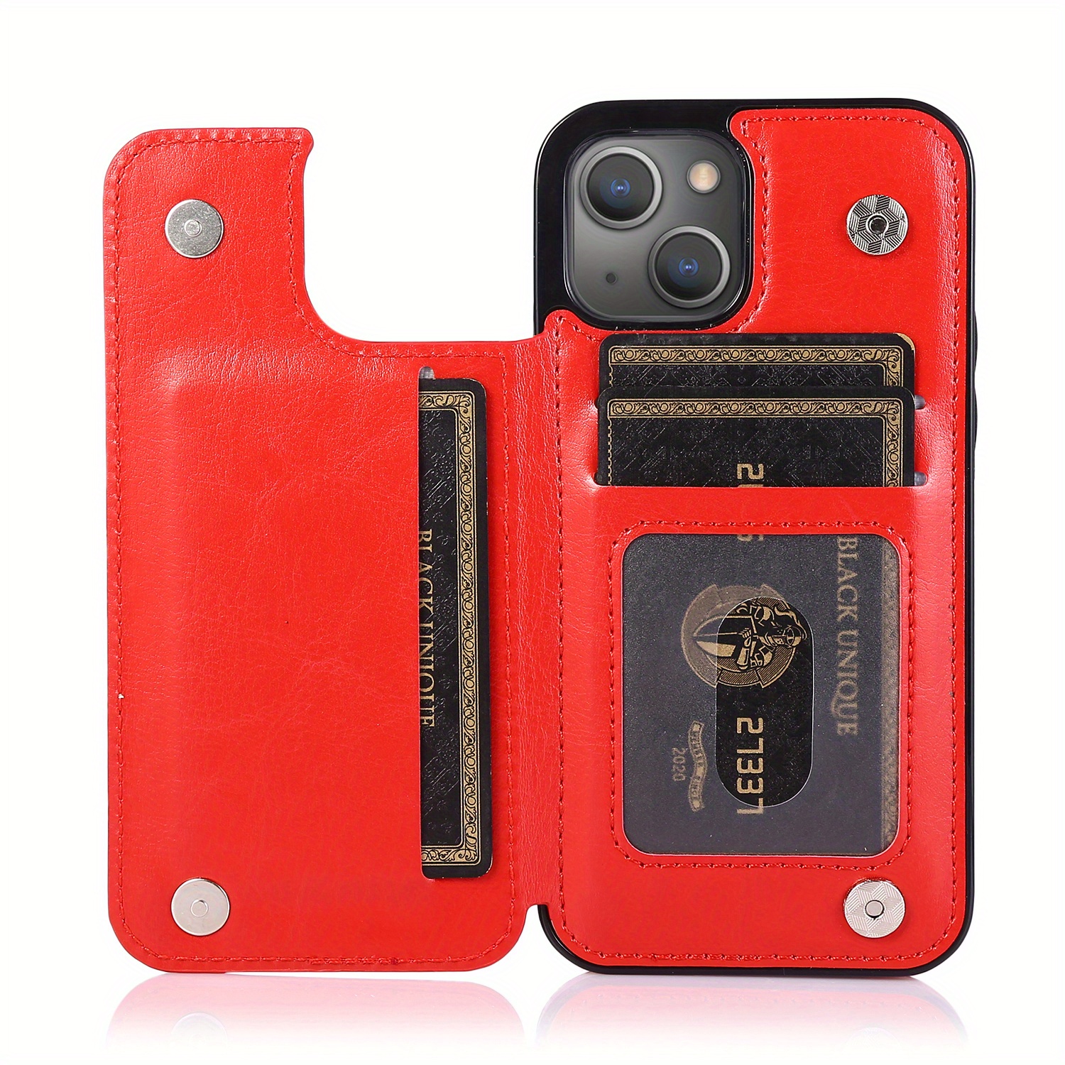 For iPhone 15 Pro 14 13 12 11 XS XR 6 7 8 Luxury Leather Ring