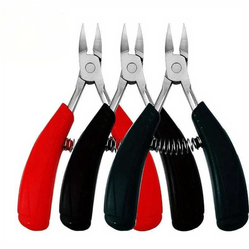 Thick Toenail Trimmer Clipper Stainless Steel Professional Nail Pliers  Ingrown Toenail Clippers Wide Jaw Nail Clippers Manicure Correction Tools  Foot Care For Men Women (red) - Temu