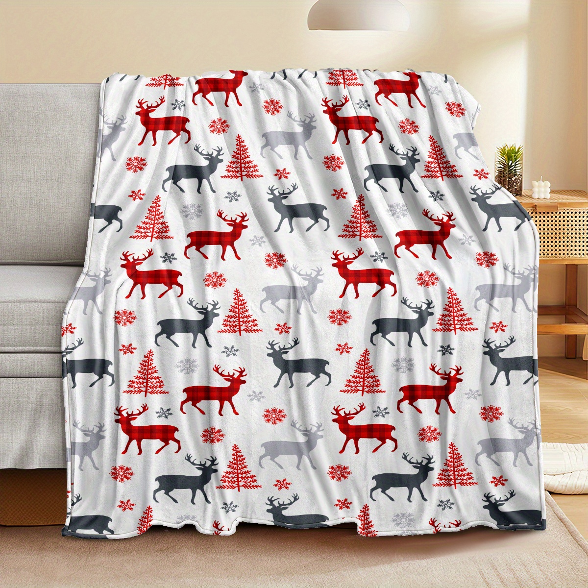 King size christmas throw blanket hot sale