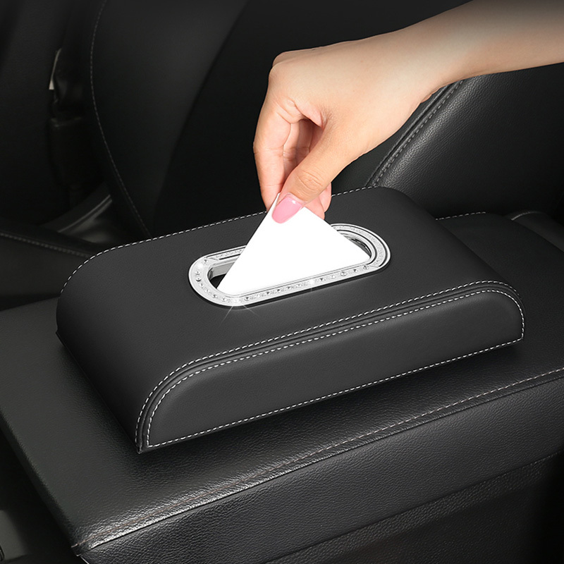 Car Tissue Box Dashboard Tissue Draw Box Armrest Box Tissue - Temu