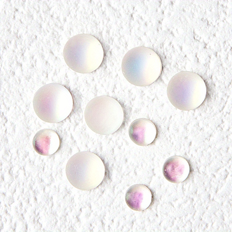 Mermaid Gradient Candy Colors Round Glass Crystal Beads,3d Nail Art  Rhinestones For Diy Or Nail Salon,flatback Acrylic Gemstones - Temu United  Kingdom