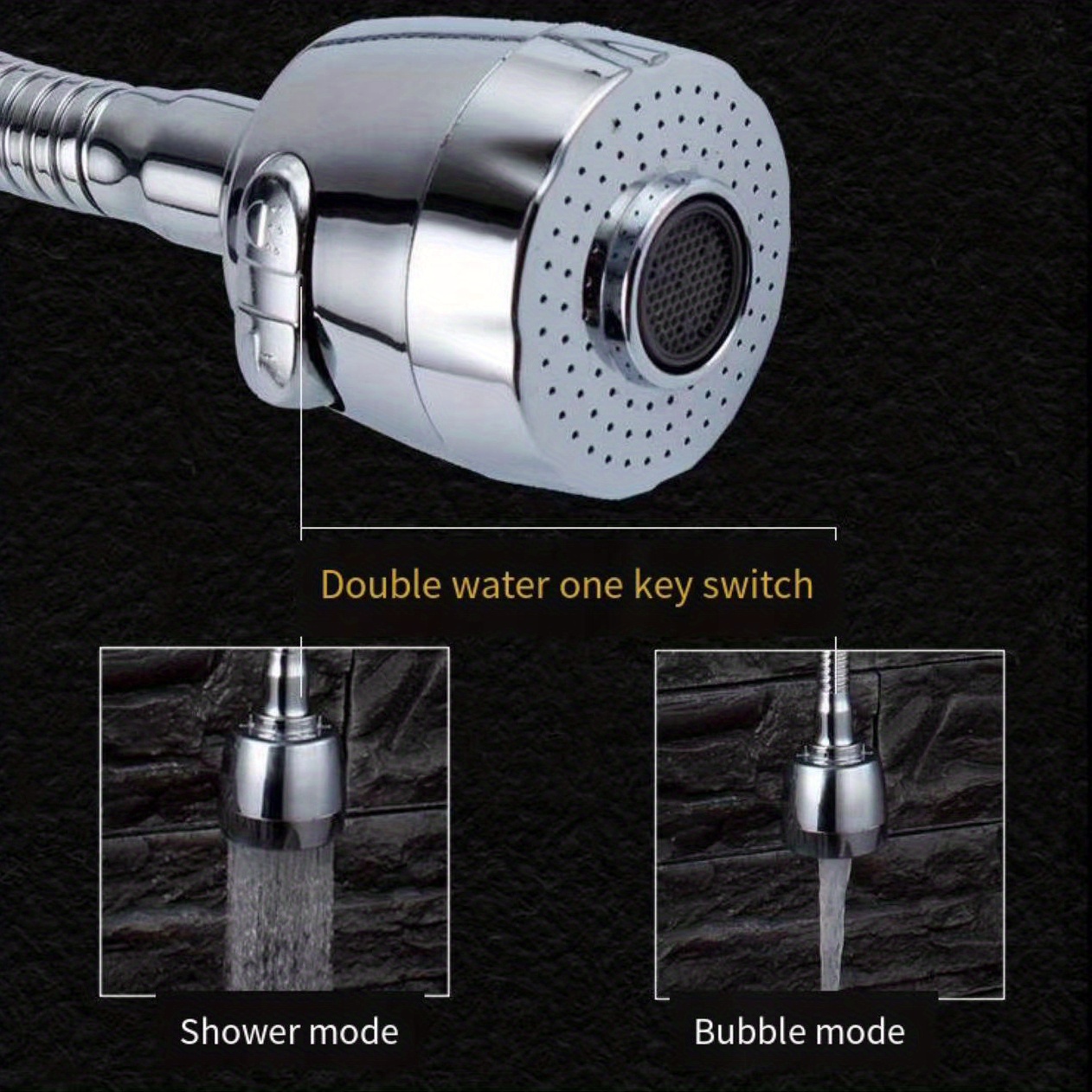 Kitchen Faucet Anti splash Head Supercharged Shower Temu