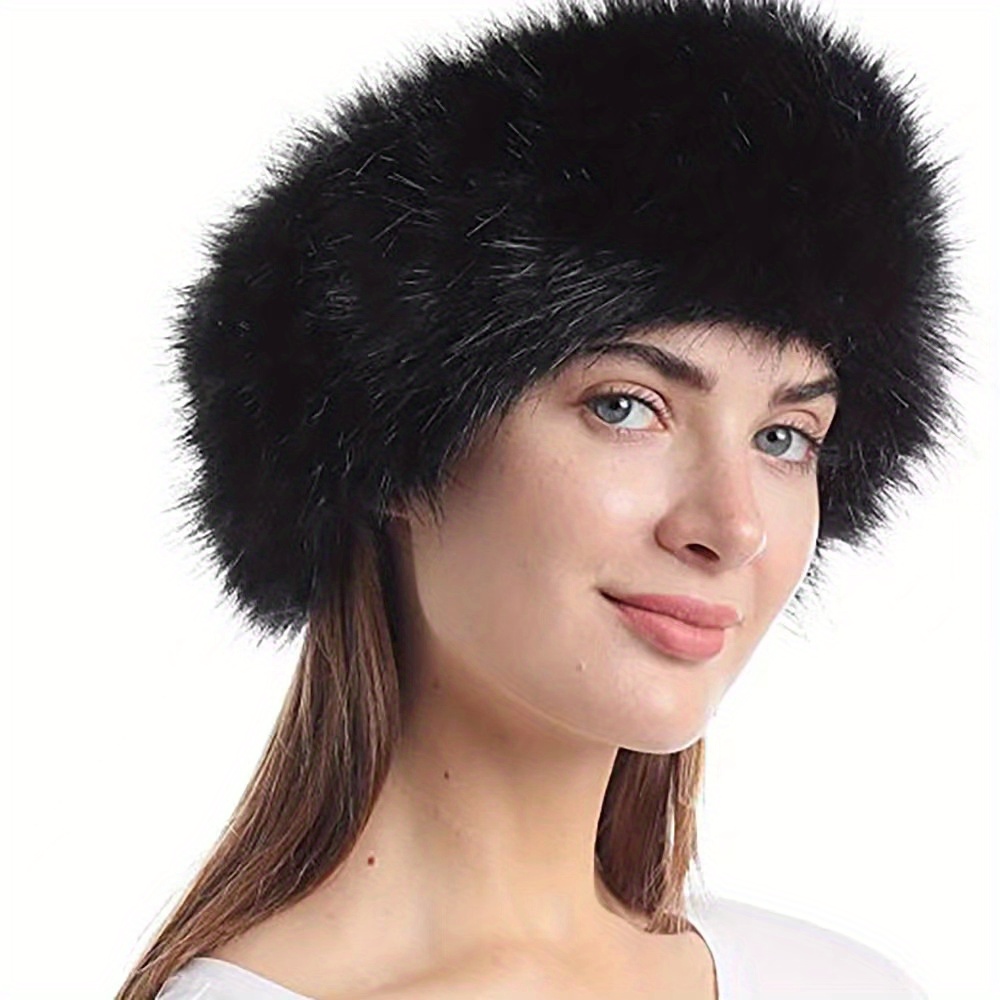 Winter Imitation Fox Fur Headband Accesorios Halloween - Temu