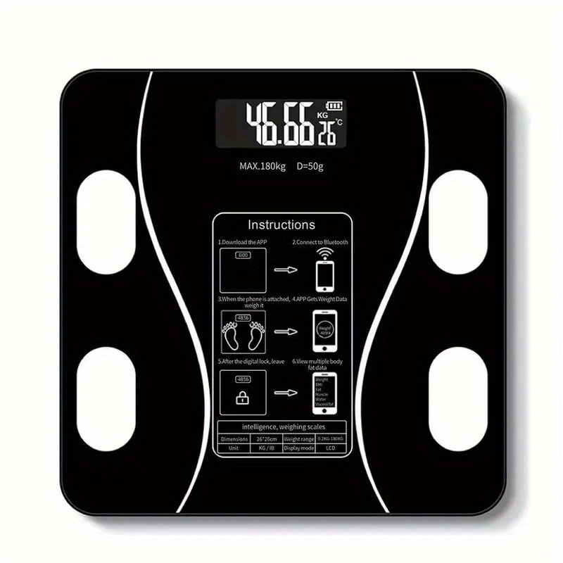 Tracky Smart Body Fat Scale BMI Scale Digital Wireless Weight