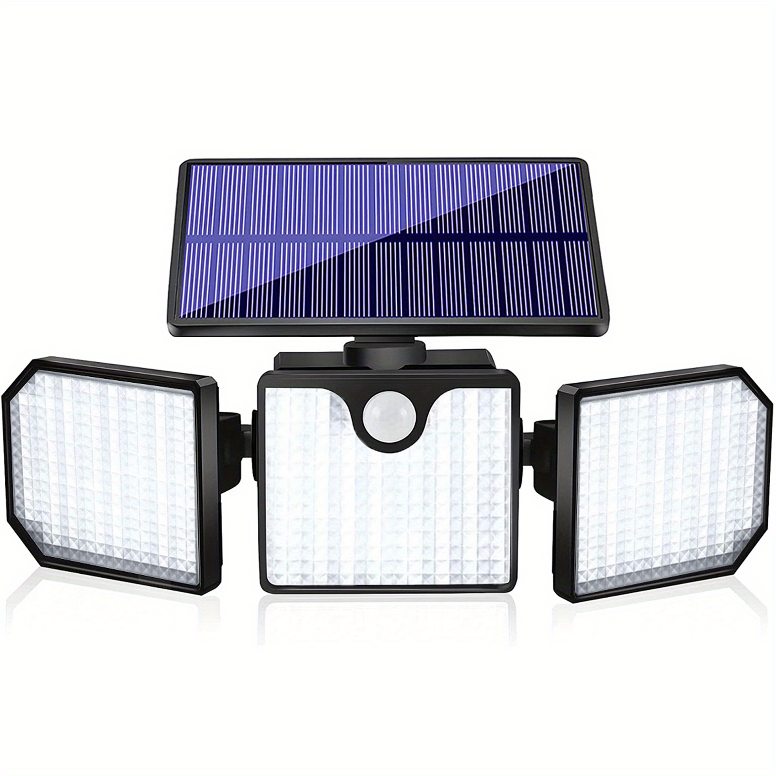 Lampe Solaire Extérieur 118 led, Trswyop【Version Puissant Étanche 2  Packs】Éclairage Solaire Extérieur Lampe Sécurité Détecteur de