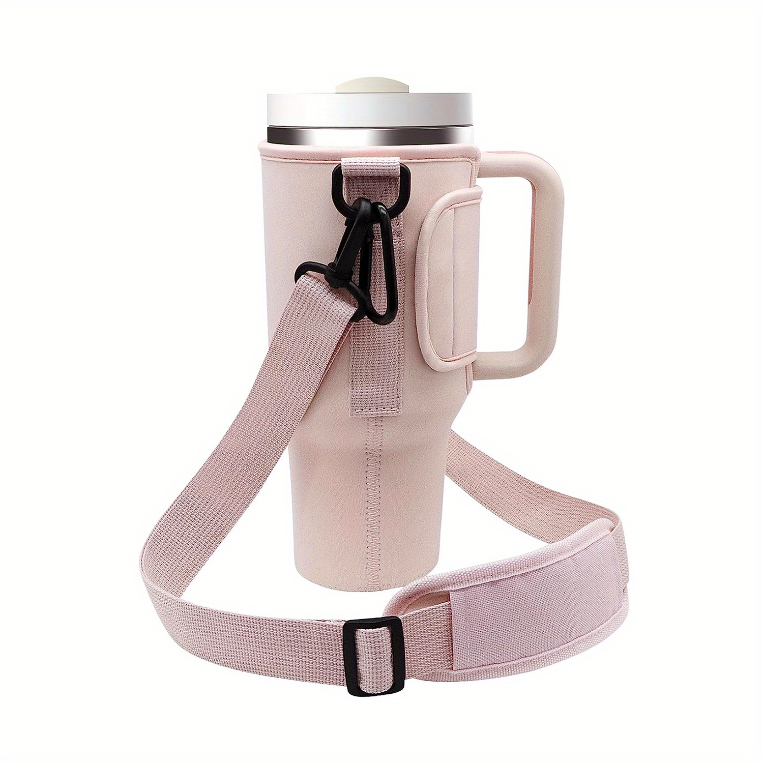 Neoprene Water Bottle Carrier Bag With Adjustable Strap, Rhinestone Decor  Water Cup Holder For Stanley Tumbler, Cup Accessories, (cup Not Included) -  Temu