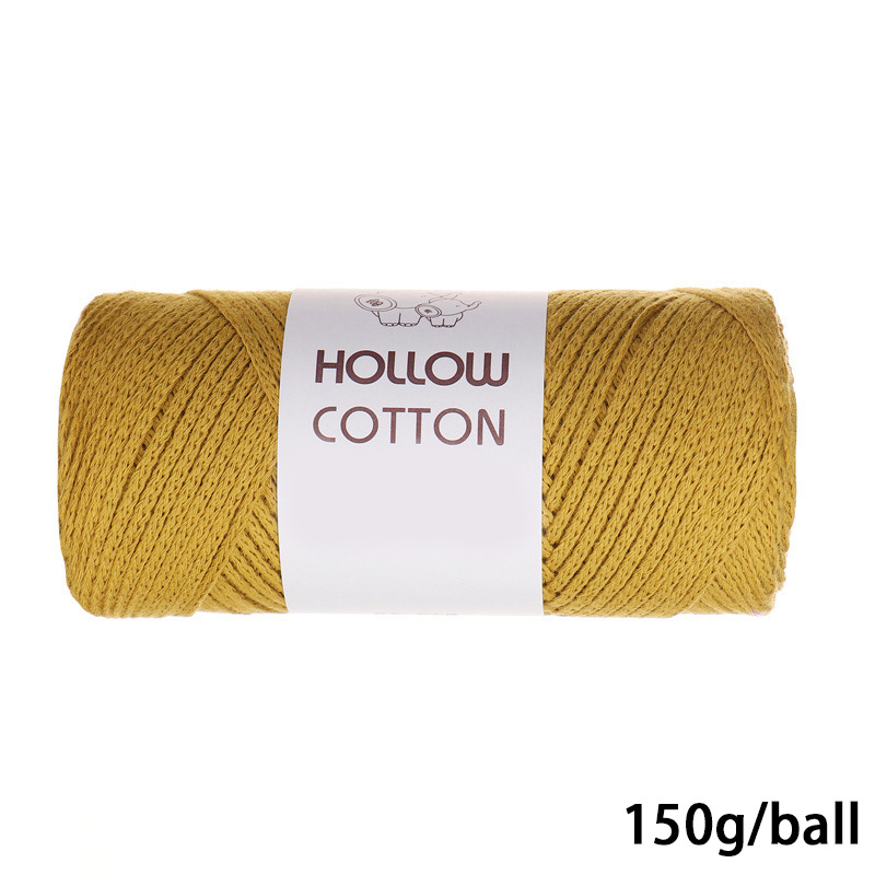 100G/balls Round Strand Hollow Out Cotton Yarn for Crochet Medium