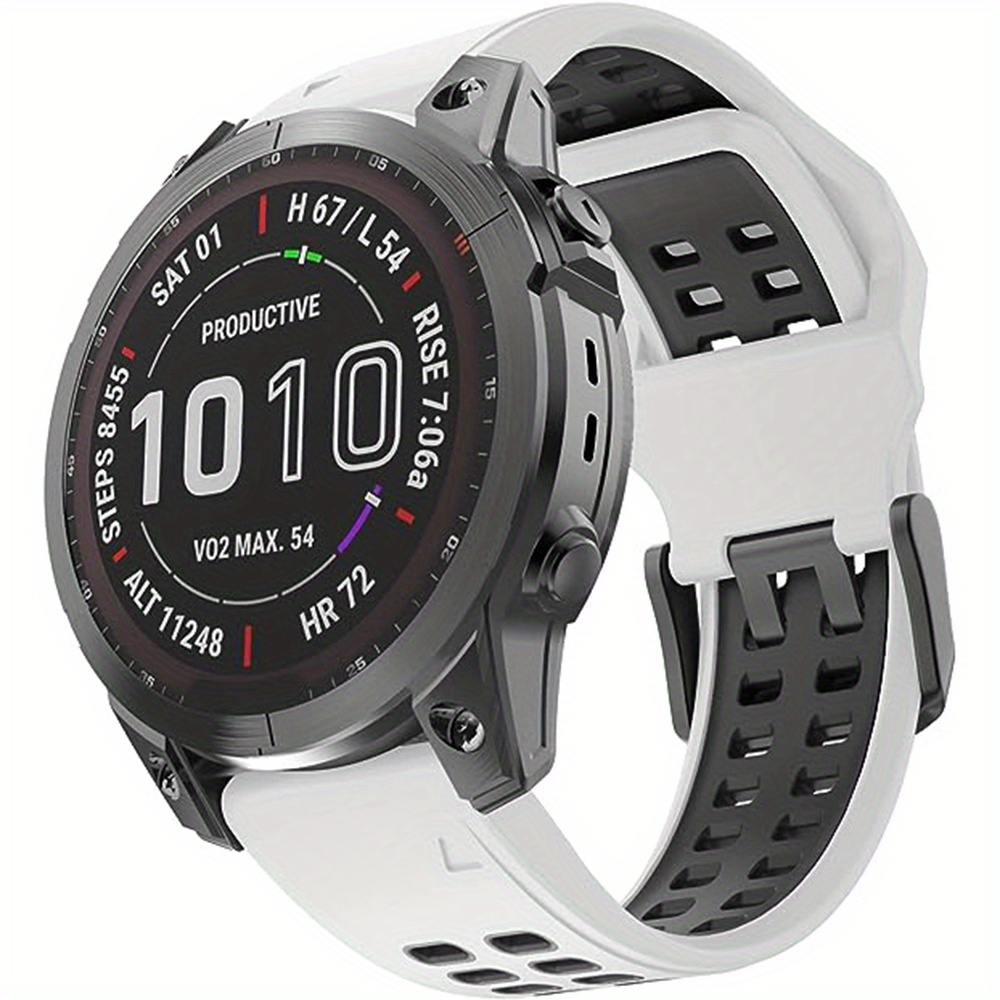  BUDAY For Garmin MARQ Series/Epix Smart Watch Strap 22mm Nylon  Quick Easyfit Bracelet For Garmin Instinct/Approach S60 S62 Correa (Color :  A, Size : 22mm) : Electrónica