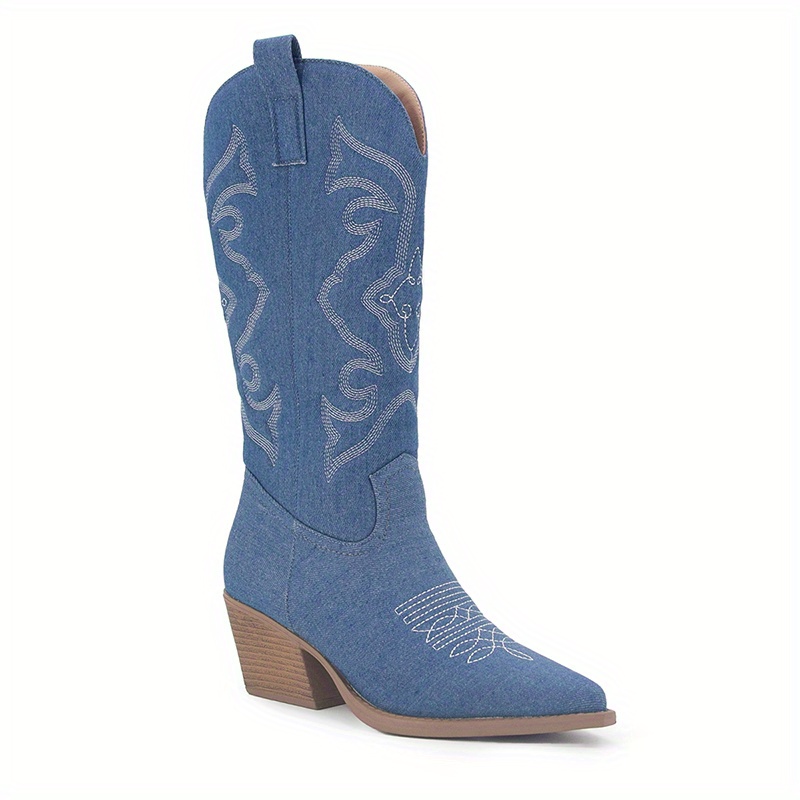 Light blue cowgirl clearance boots