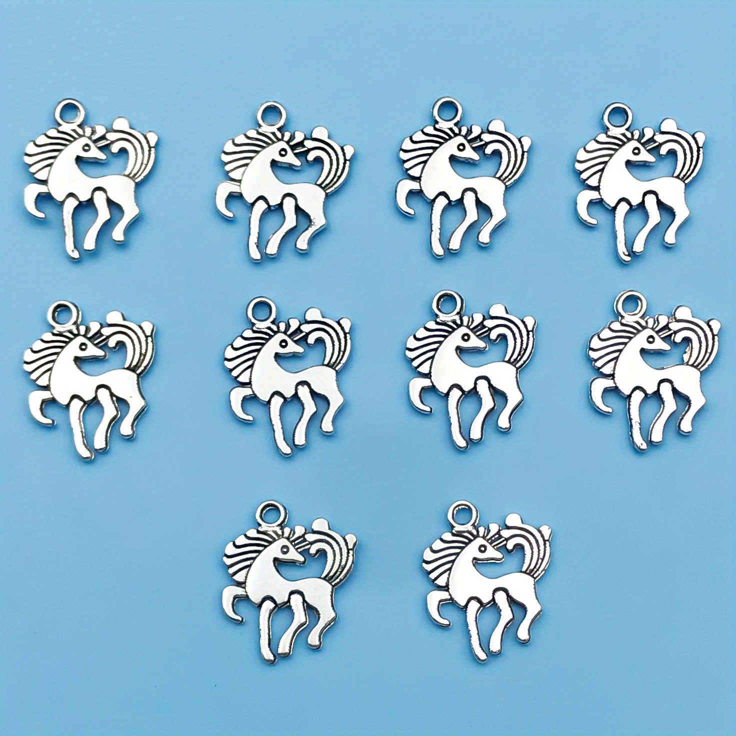 Mix Ancient Silvery Zinc Alloy Zodiac Charms For Jewelry - Temu