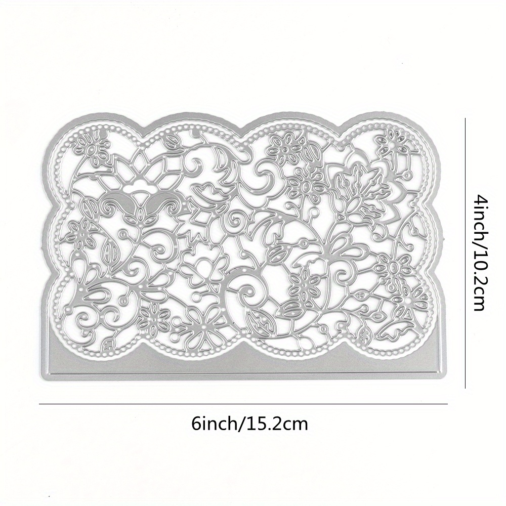 Cutting Dies For Scrapbooking Featuring A Hollow Pattern Frame, Perfect For Decorating Photo Albums And Making Cards