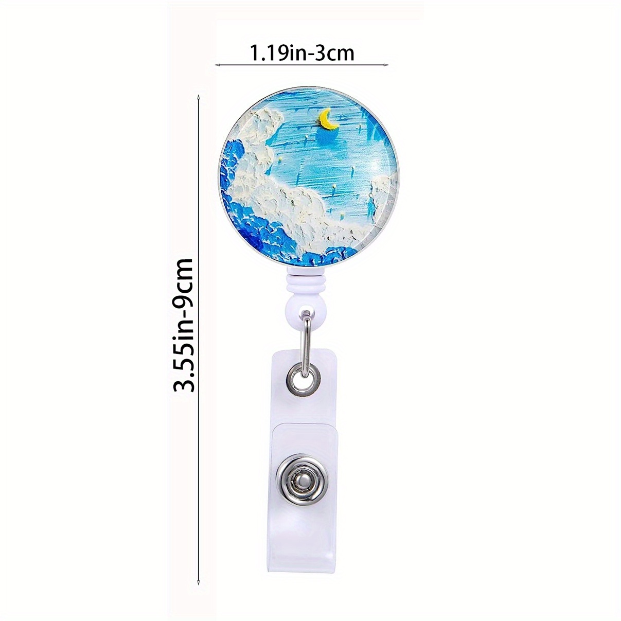 Durable Retractable Badge Reel For Nurses And Teachers - Temu Mexico