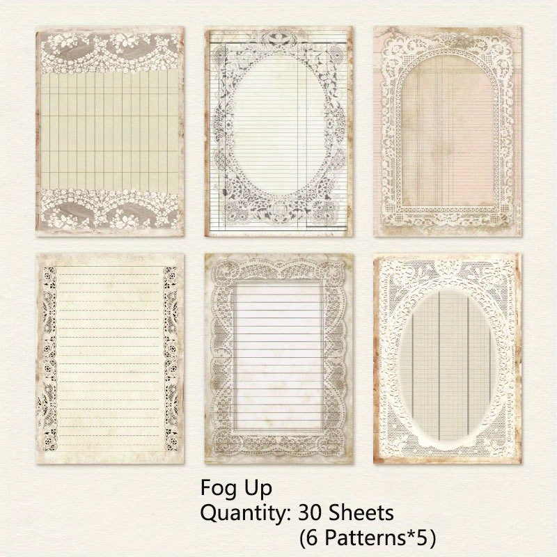 Vintage Scrapbook Paper 30 Sheets – Estarcase