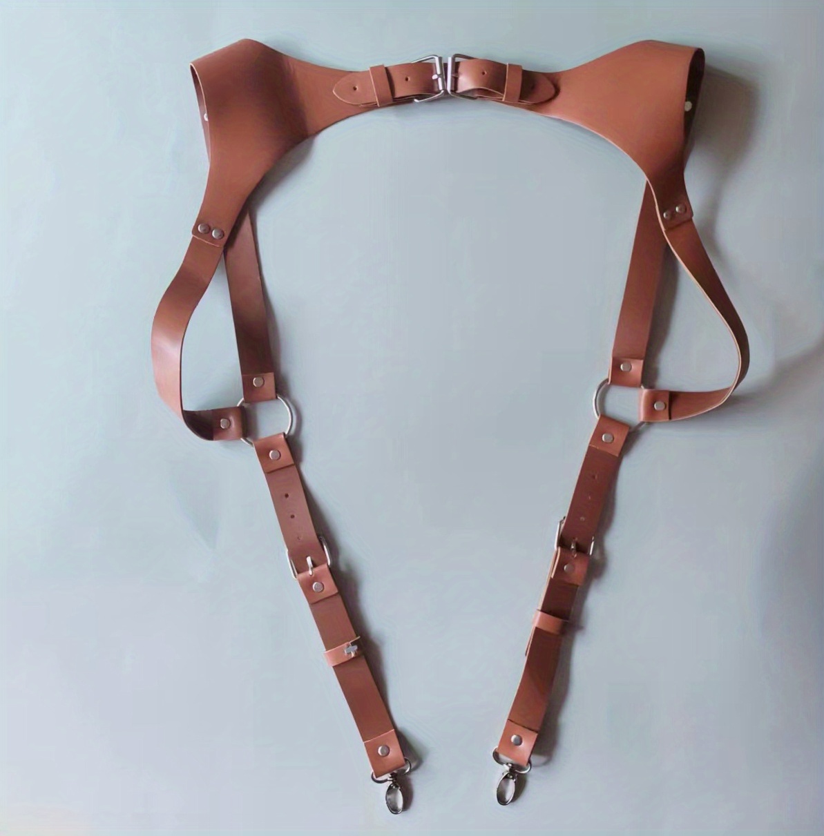1pc Black Pu Leather Suspenders Gothic Leather Adjustable Decorative  Jockstrap For Men - Jewelry & Accessories - Temu Canada