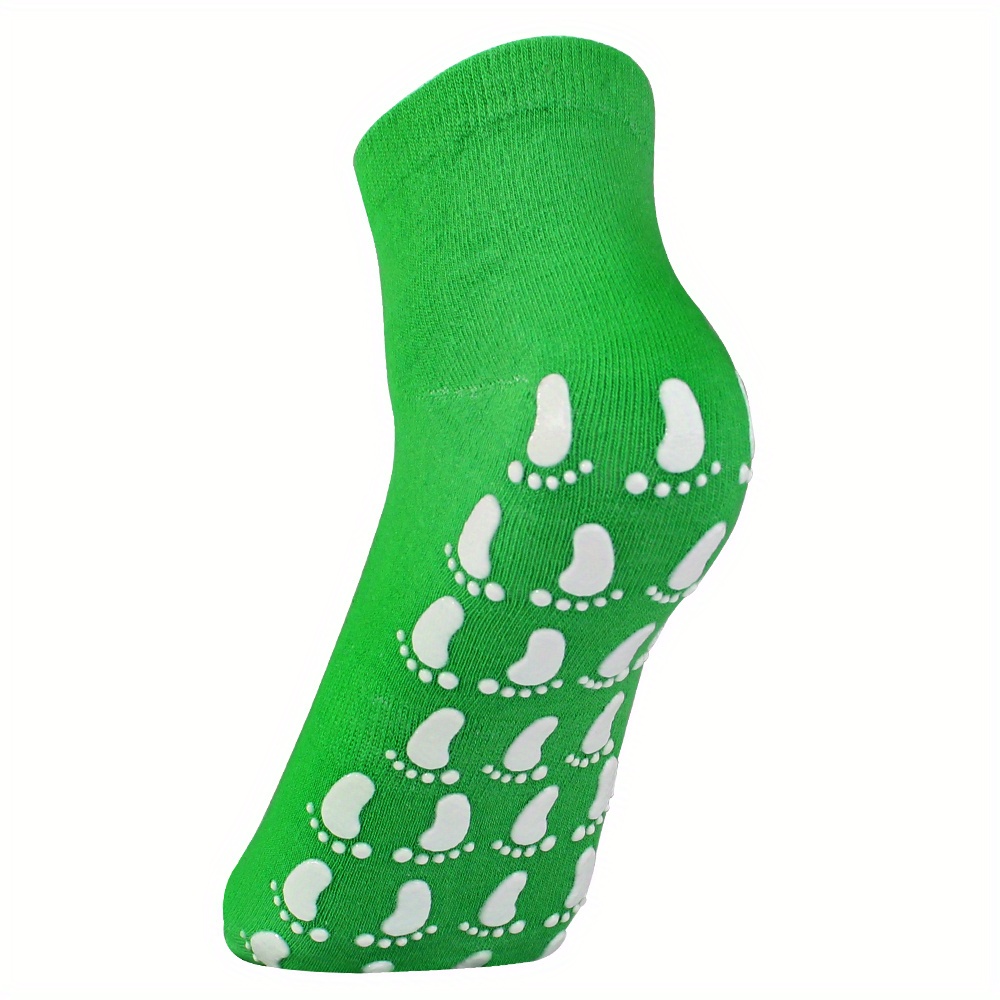 Non Slip Sweat Absorption Yoga Socks Silicone Padded Bottom Quick Dry