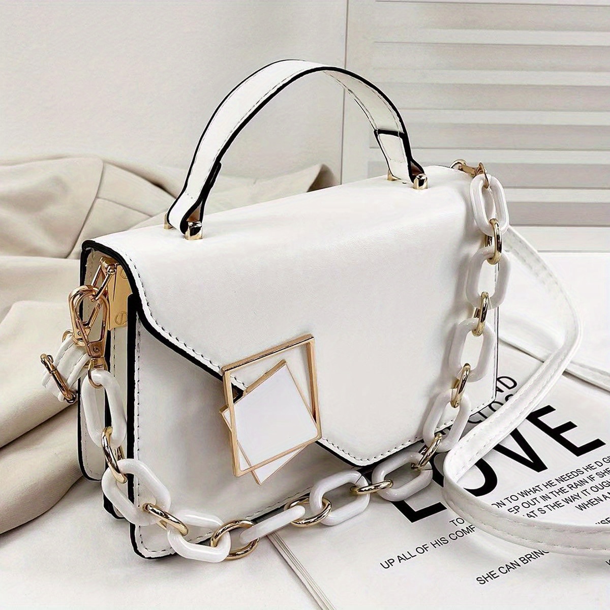 1pc Pearl Shoulder Strap Mini Bag Chain Add A Touch Of Elegance To Your  Outfit - Industrial & Commercial - Temu Germany