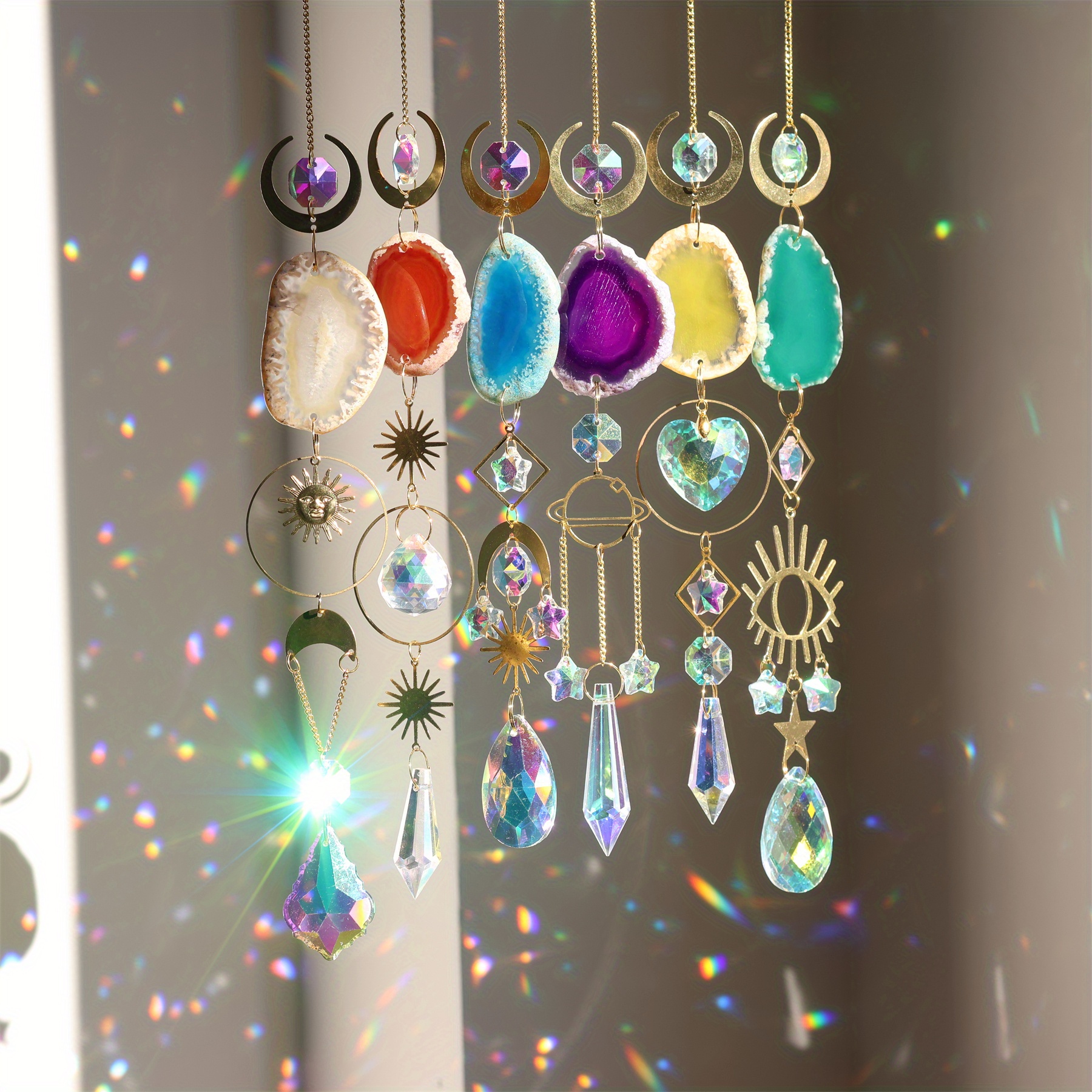 Sun Catchers Indoor Window Suncatcher Crystals Beads - Temu