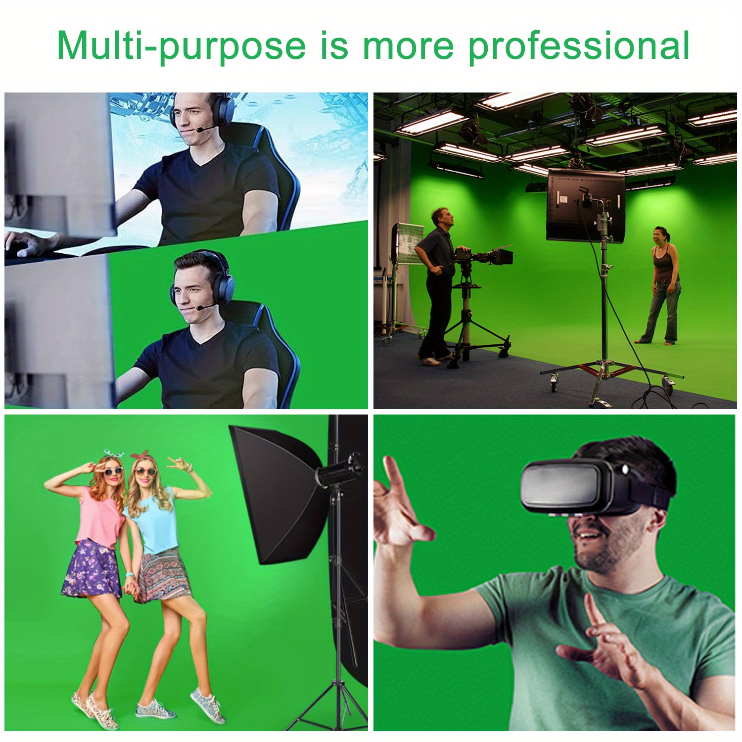 Green Screen Backdrop Photography Virtual Temu United Kingdom