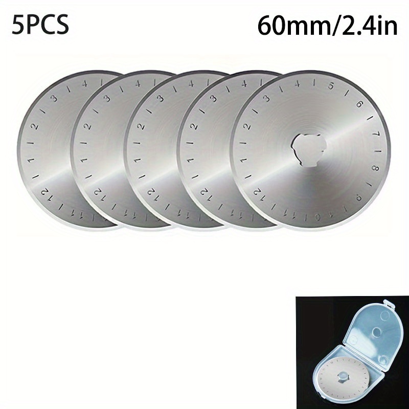 OLFA, 45 Mm, Circular Rotary Replacement Blades pack of 5 Blades