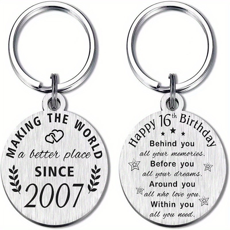 Keychains from store around the world