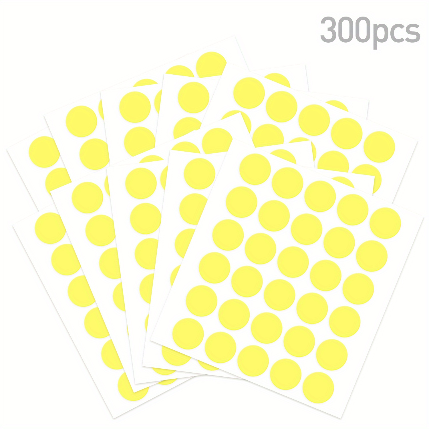 Focusound 300 Pack Yellow Point Double-Sided Adhesive Dots for Acoustic  Soundproofing Foam Panels