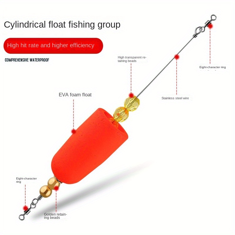 Red Fish Cork Float Fishing Floats Bobbers High Sensitivity - Temu