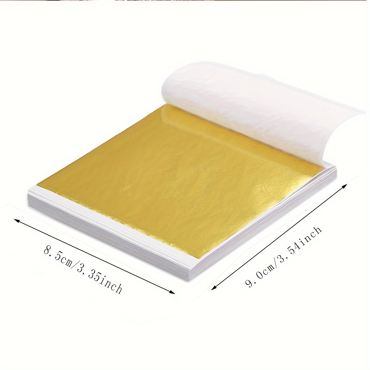 24K Edible Gold Leaf Sheets, 3 sheets 3 by 3