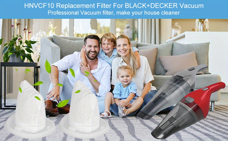 Replacement Vacuum-Filters For-Black And Decker HNVC220B
